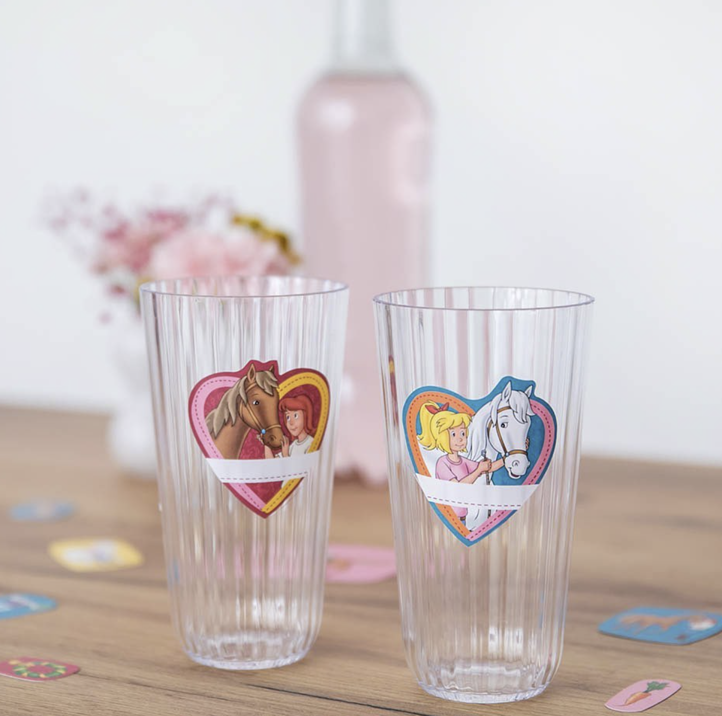 8 adesivi * BIBI & TINA * come pensierino, come regalo o per il fai da te | adesivi per foto compleanno bambini bambini 8 adesivi * BIBI & TINA * come pensierino, come regalo o per il fai da te | adesivi per foto compleanno bambini bambini