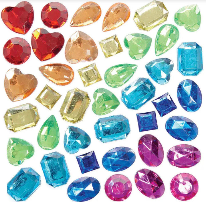 Pierres décoratives, pierres strass autocollantes en acrylique / pierres de cristal avec effet 3D, diff. Motifs