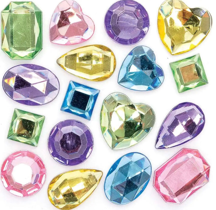 Pierres décoratives, pierres strass autocollantes en acrylique / pierres de cristal avec effet 3D, diff. Motifs