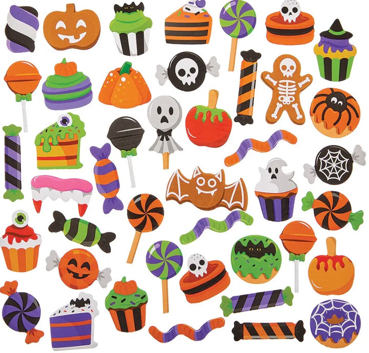 Halloween Moosgummi-Sticker, selbstklebend, 160 Stück