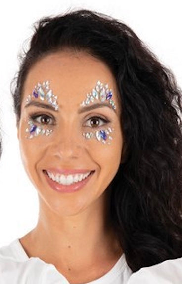 Face Jewels, rhinestone face stickers, party make-up, 1 motif