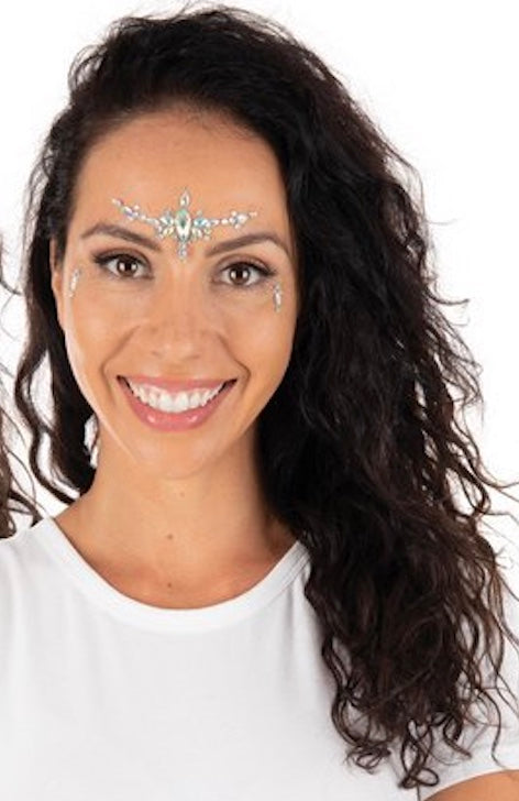 Face Jewels, rhinestone face stickers, party make-up, 1 motif