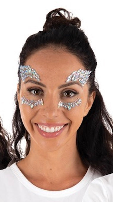 Face Jewels, rhinestone face stickers, snow queen, 1 motif