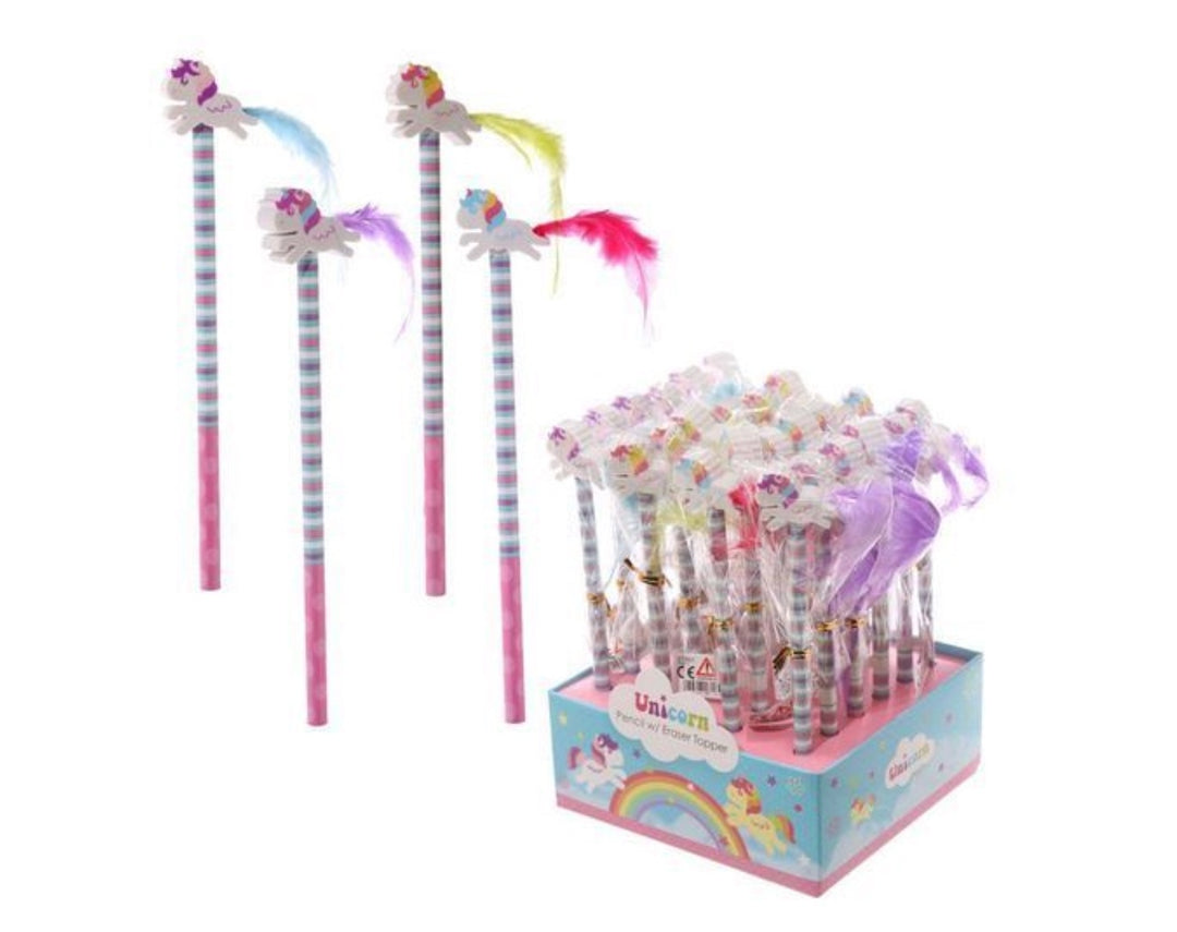 Einhorn Bleistift mit Radierer, 1 Stück