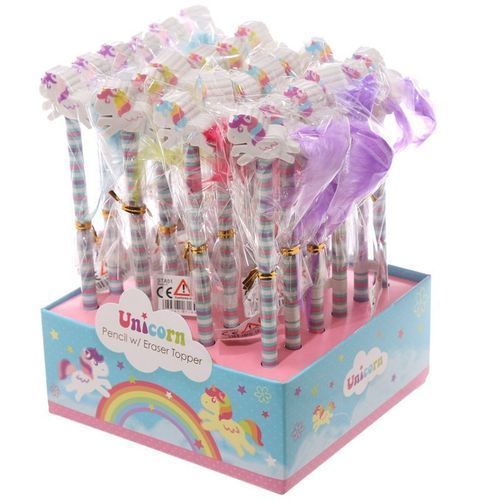 Einhorn Bleistift mit Radierer, 1 Stück