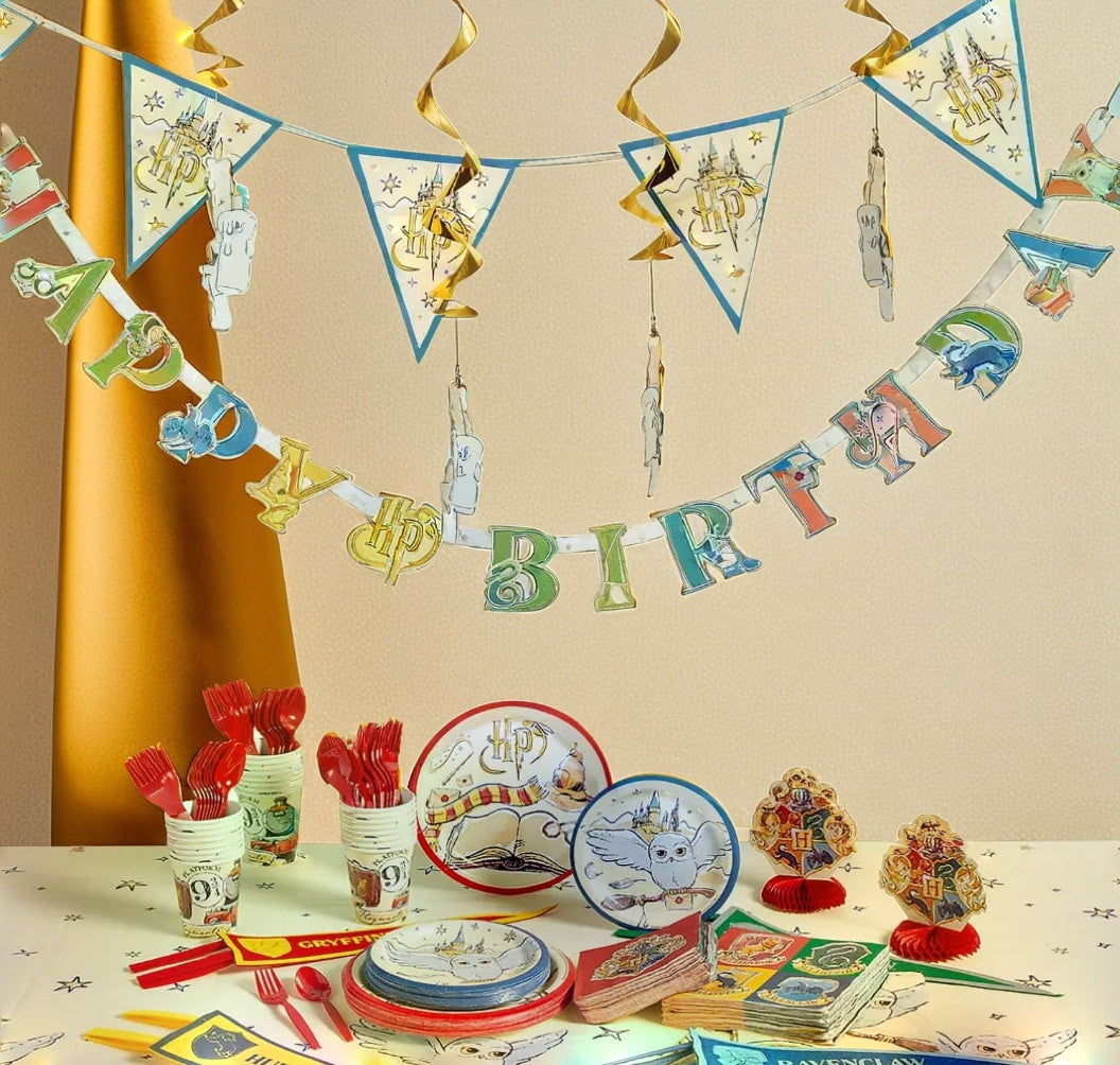 Happy Birthday Buchstabenkette Harry Potter, 1 Stück, 1.82 m