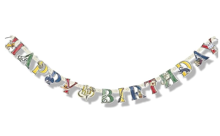Happy Birthday Buchstabenkette Harry Potter, 1 Stück, 1.82 m