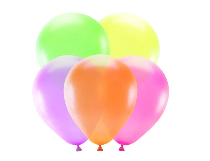 Luftballons-Neon-Bunt-5-Stück-30-cm