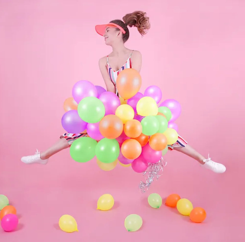 Luftballons-Neon-Bunt-5-Stück-30-cm