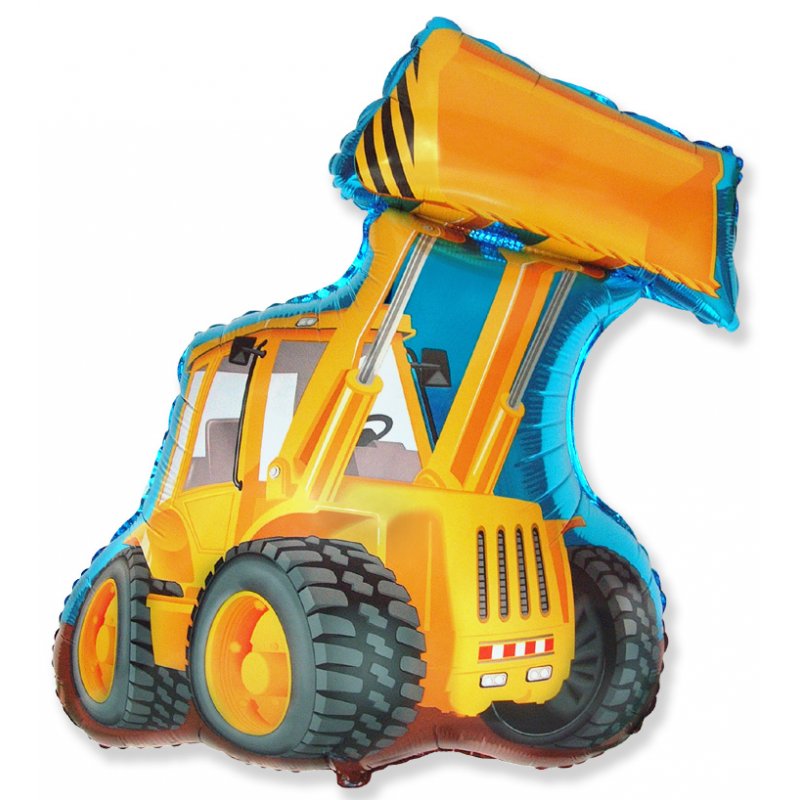 Baustelle-Folienballon-Kindergeburtstag-Party-Deko