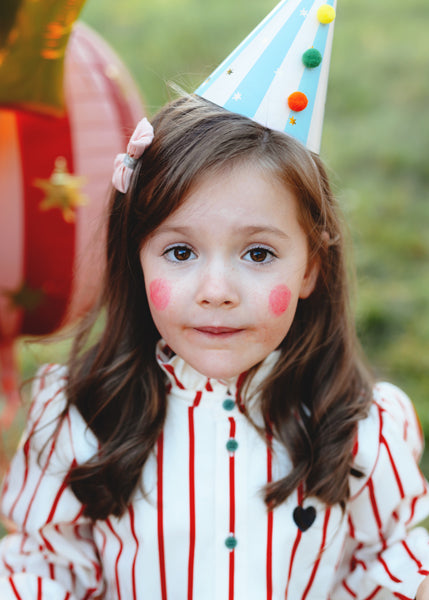 Zirkus-Partyhüte-mit-Pompoms-6er-Pack