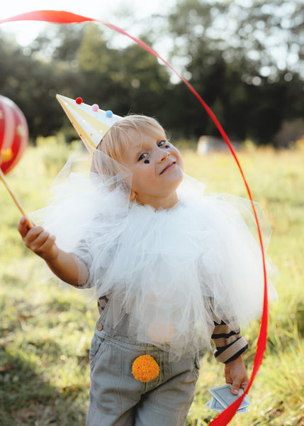 Zirkus-Partyhüte-mit-Pompoms-6er-Pack