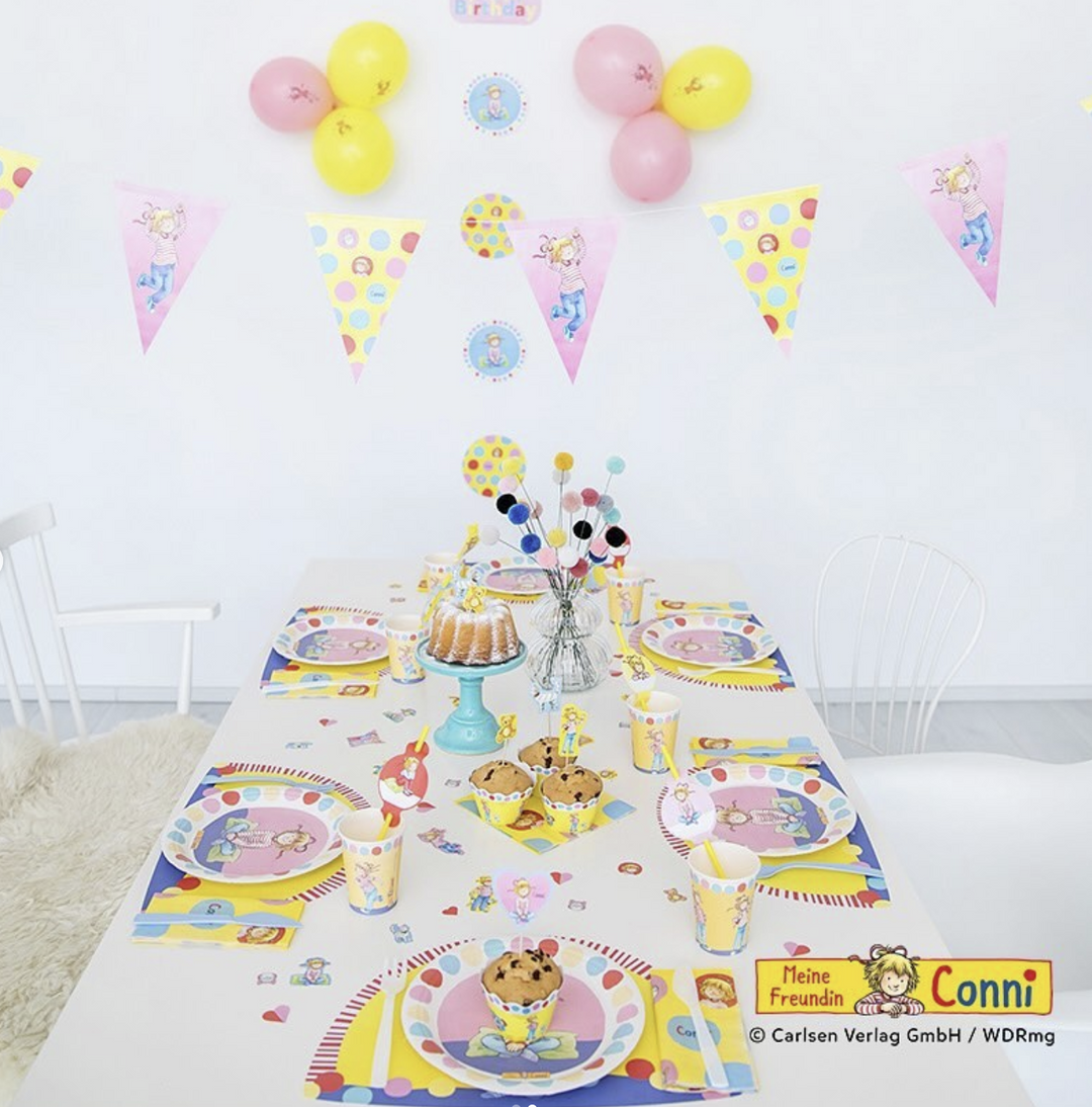 Hängedeko mini, Conni, 1Stk, 13 Teile auf einer 150cm Schnur verteilt kinderparties-shop