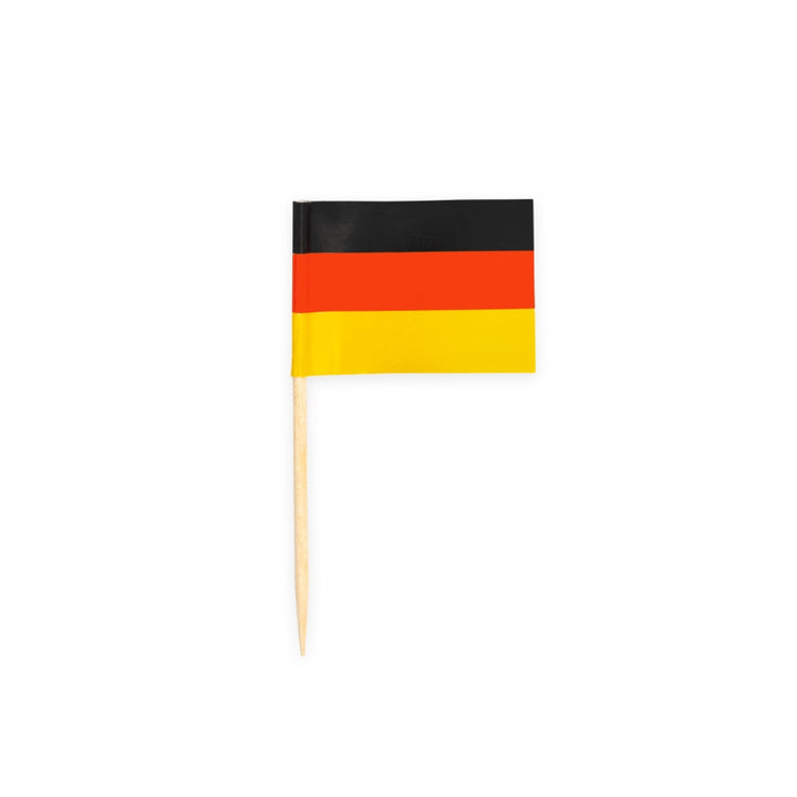 Snack- / Muffin Picker Deutschland Flagge, 50 Stück