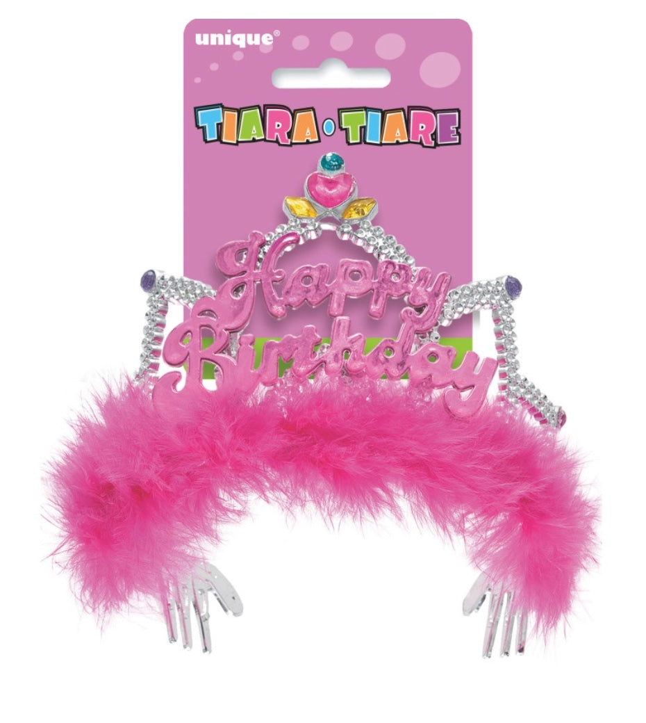 Diadem-Tiara-Prinzessin-pink-&-silber
