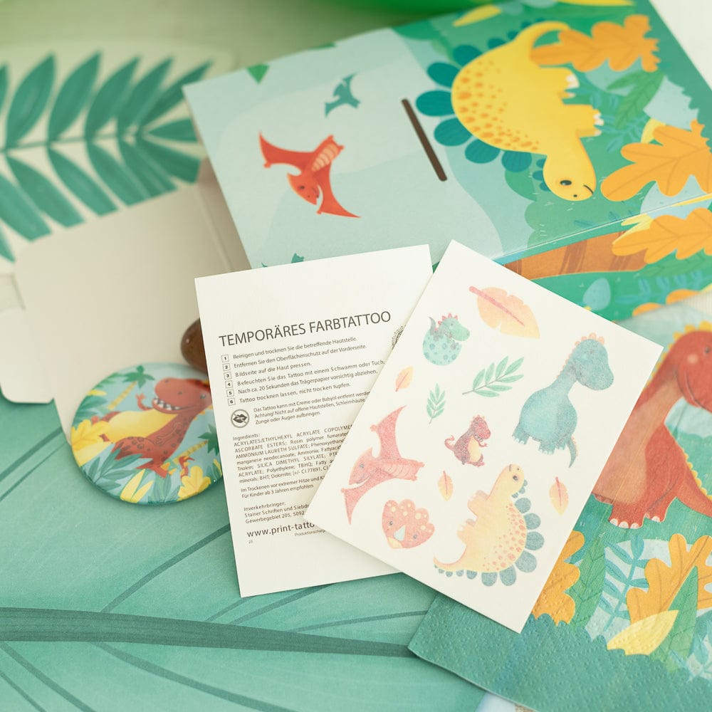 Dino-Tattoos-1-Bogen-mit-10-Tattoos