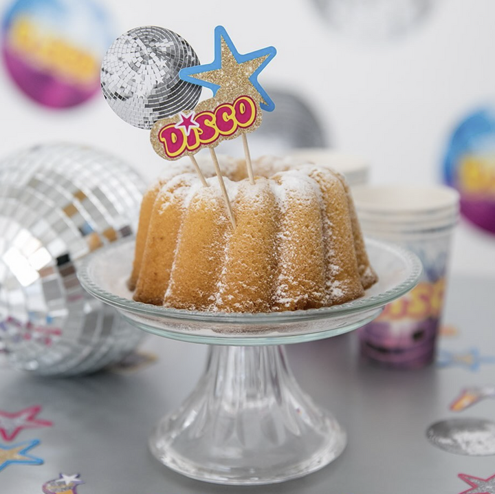 Discokugel Party Teller, Disco Party, 8er Pack, 23cm kinderparties-shop