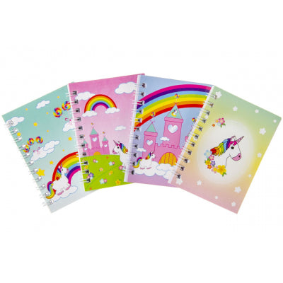 Notizbuch Einhorn Party, 4er Set