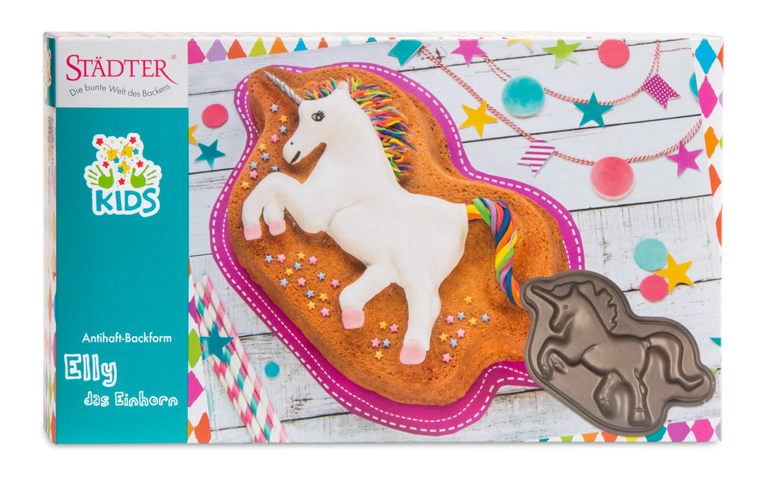 Einhorn Backform, Elly das Einhorn kinderparties-shop
