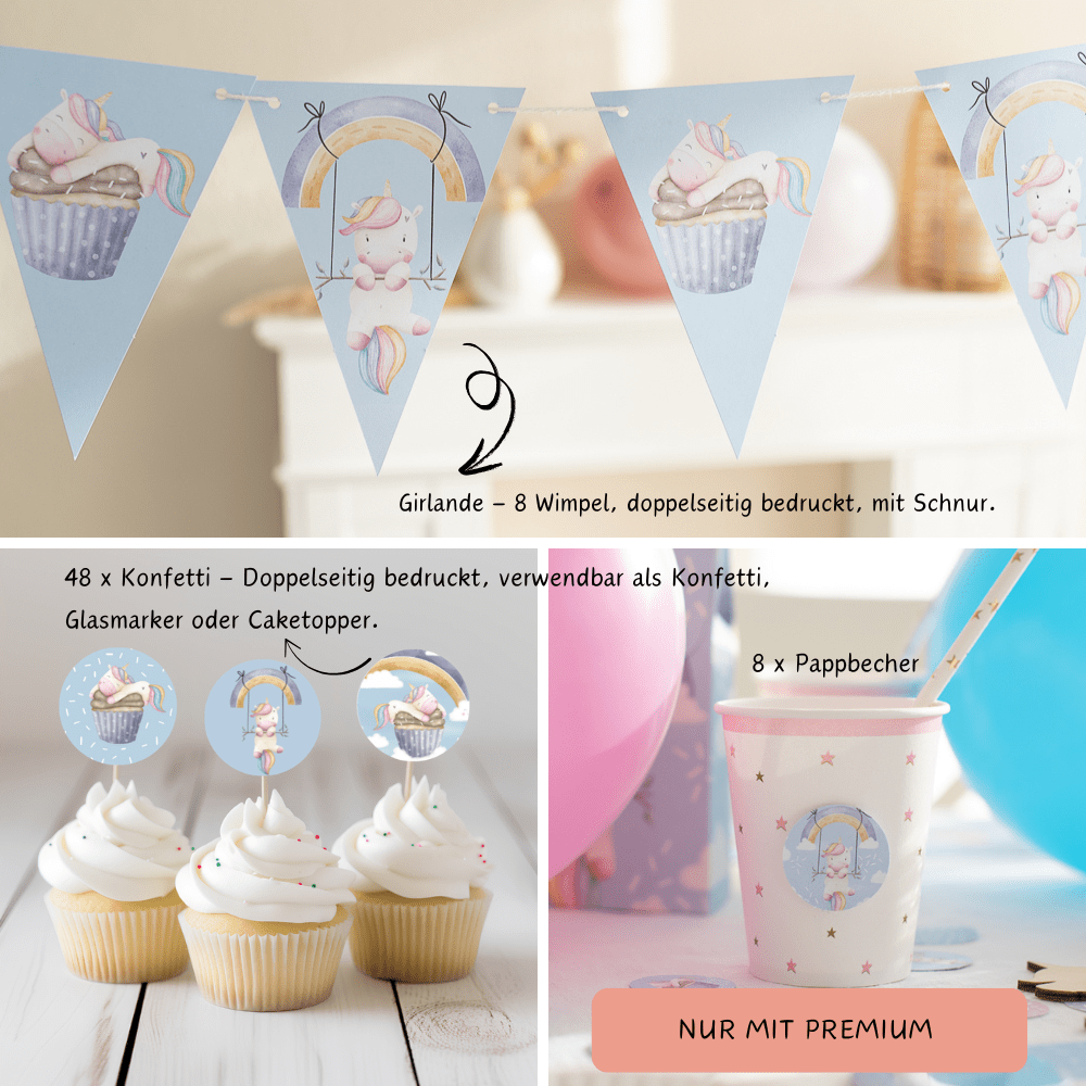 Mottobox-Baby-Einhorn-Geburtstag
