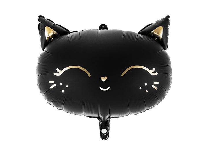 Folienballon-Katze-schwarz-&-gold-48-x-36-cm