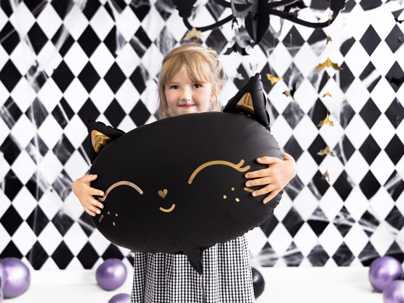 Folienballon-Katze-schwarz-&-gold-48-x-36-cm