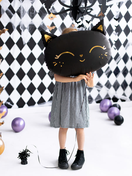 Folienballon-Katze-schwarz-&-gold-48-x-36-cm