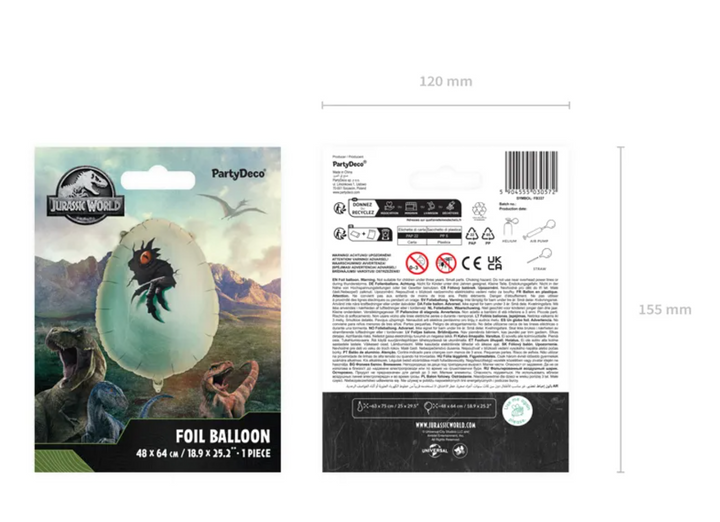 Folienballon-Dinosaurier-Ei-Jurassic-World-48-x-64-cm