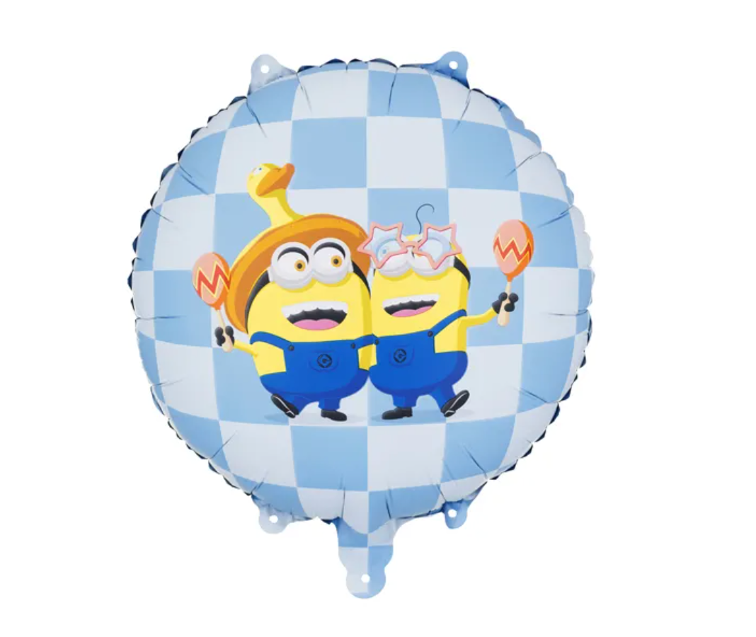 Folienballon-Minions-Despicable-Me-rund-1-Stück-35-cm