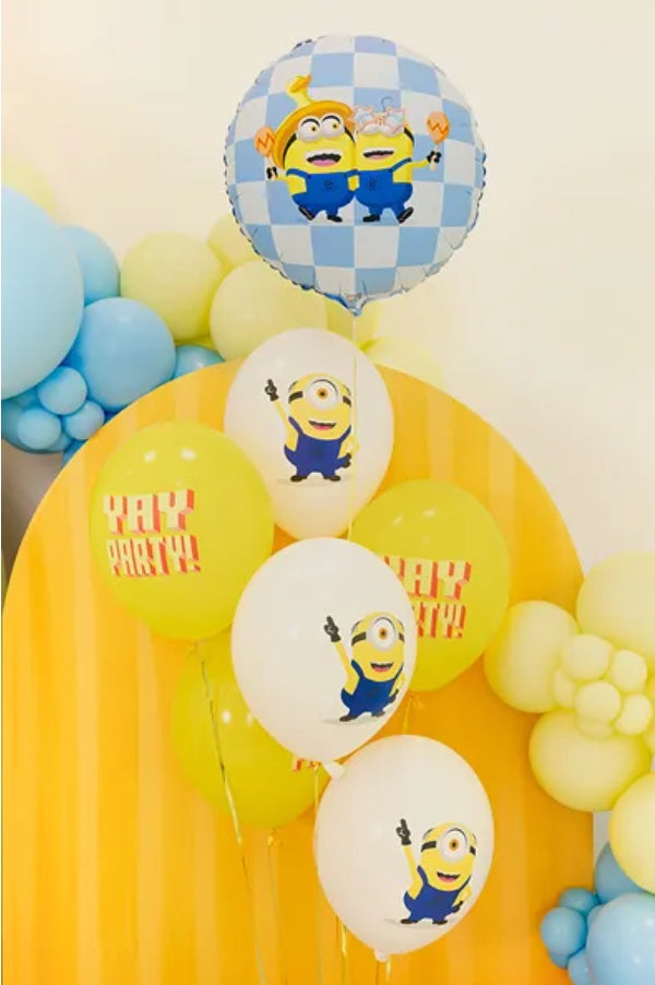 Folienballon-Minions-Despicable-Me-rund-1-Stück-35-cm