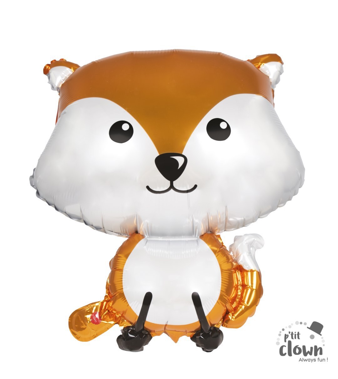 Folienballon, Kleiner Fuchs, 36 x 43cm kinderparties-shop