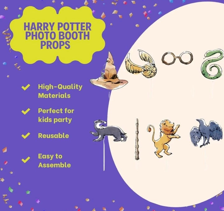 Fotorequisiten Harry Potter, 8-teilig