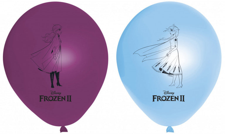 Luftballons Frozen  2 Wind Spirit, 8er Pack, 30cm