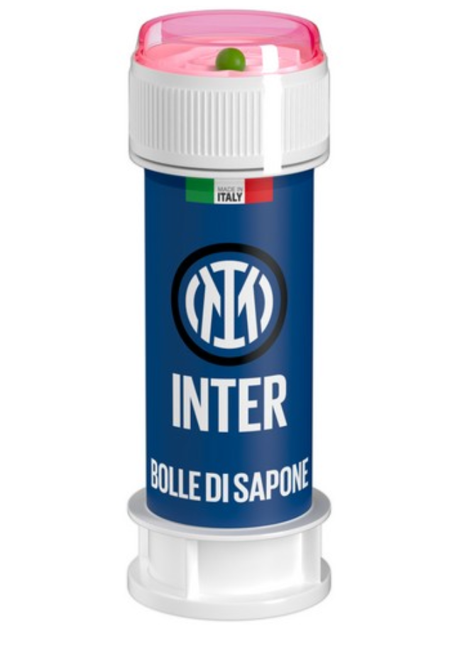 Seifenblasen Inter Mailand, Fussball Party, 1 Stück, 60 ml