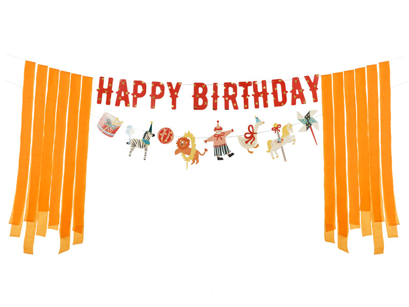 Happy-Birthday-Banner-Zirkus-Papier-Girlande-mit-Vorhang-275-cm