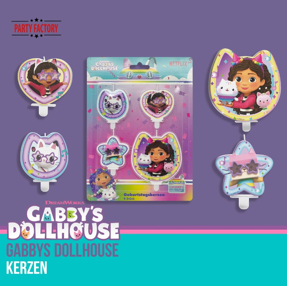 Kuchenkerzen-Gabby's-Dollhouse-4-Stück