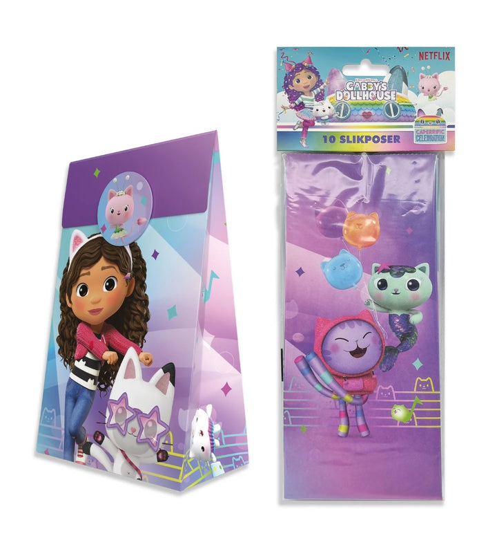 Partytüten-Gabby's-Dollhouse-aus-Papier-inkl-Sticker-10-Stück
