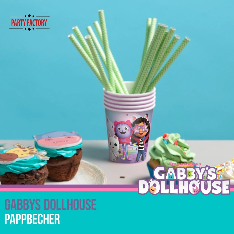 Partybecher-Gabby's-Dollhouse-8-Stück