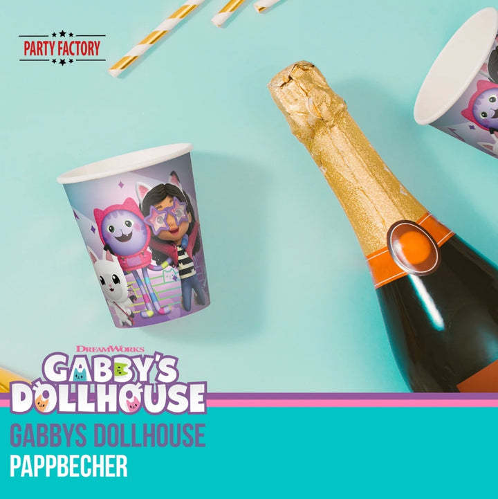 Partybecher-Gabby's-Dollhouse-8-Stück