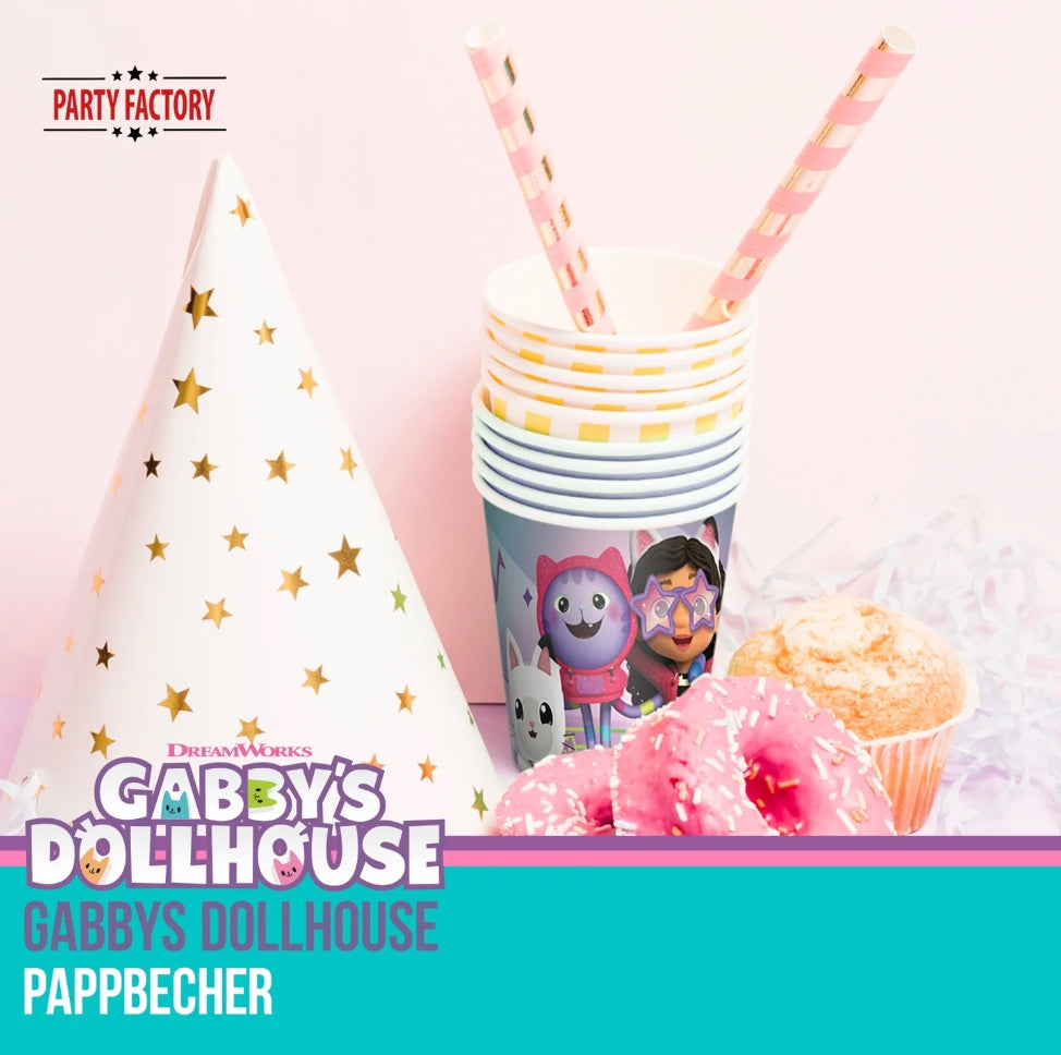 Partybecher-Gabby's-Dollhouse-8-Stück
