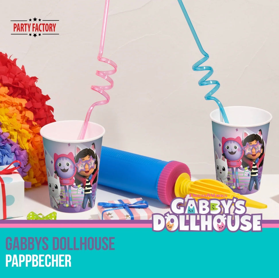 Partybecher-Gabby's-Dollhouse-8-Stück