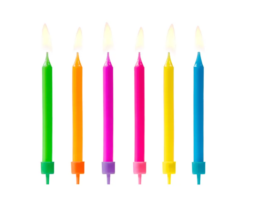Geburtstagskerzen-Neon-bunt-6er-Pack-inkl-Ständer-6-5-cm