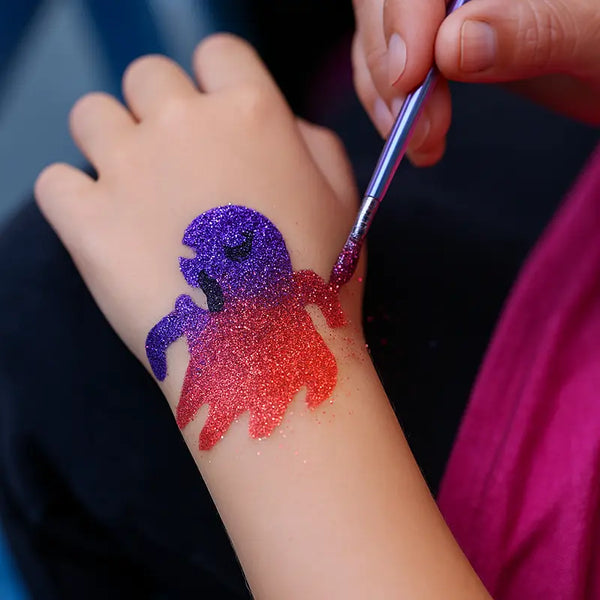 Glitzertattoo Geist 