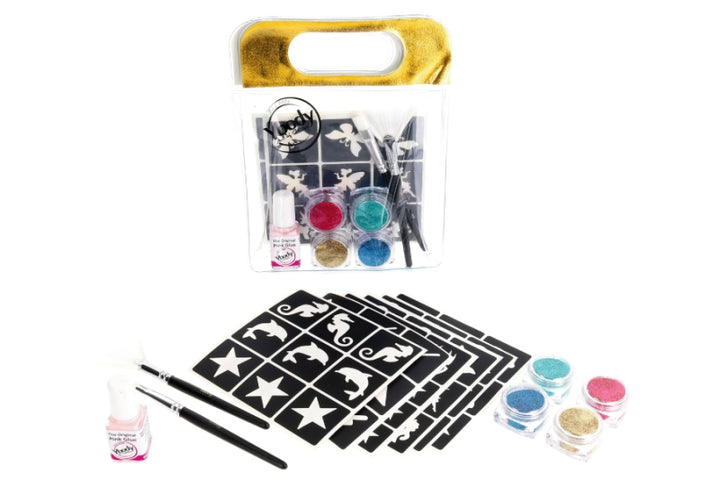 XXL Glitzer Tattoo Set für Kinder, Y-Body, 62-teilig