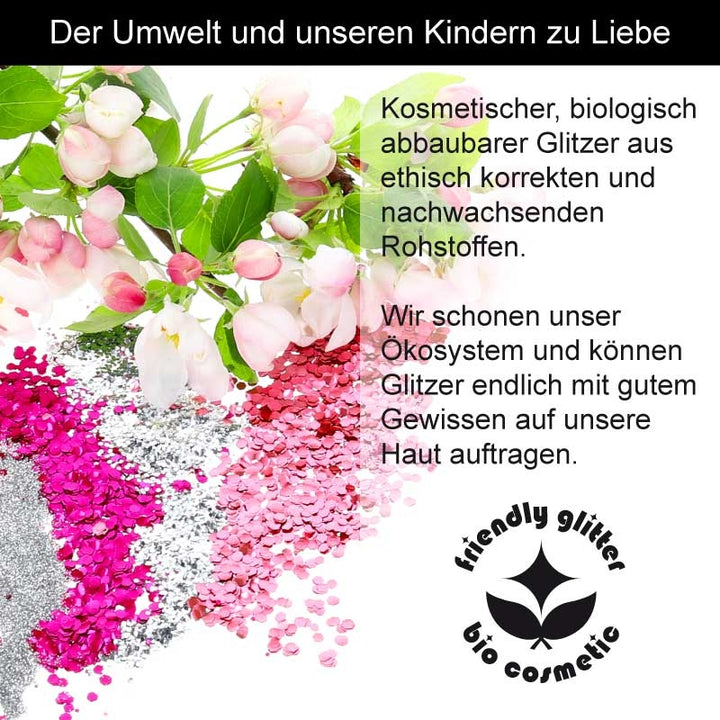 XXL Glitzertattoo Komplett-Set für Mädchen, Y-Body, 54-teilig