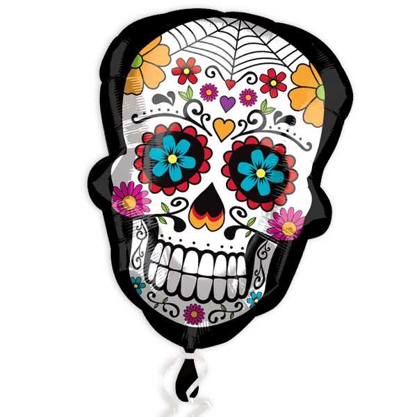 Party Deko Set, Halloween, "Day of the dead", 8-10 Gäste, 107-tlg kinderparties-shop