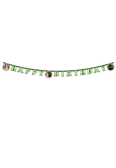 Happy Birthday Girlande Wicked, 1 Stück, 2 m