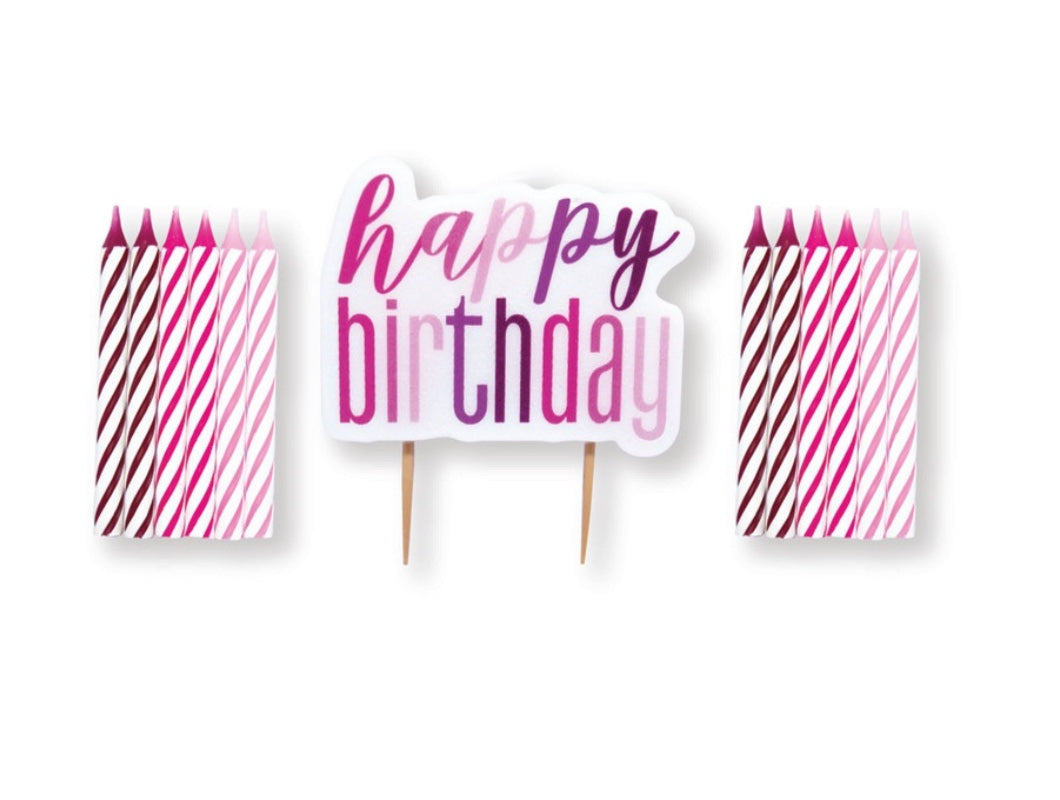 Happy-Birthday-Kerzen-rosa-Set-13er-Pack