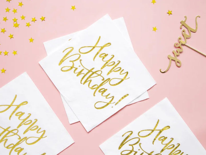 Happy-Birthday-Servietten-Gold-20-Stück