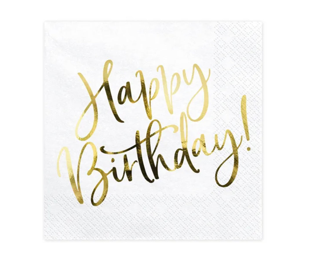 Happy-Birthday-Servietten-Gold-20-Stück